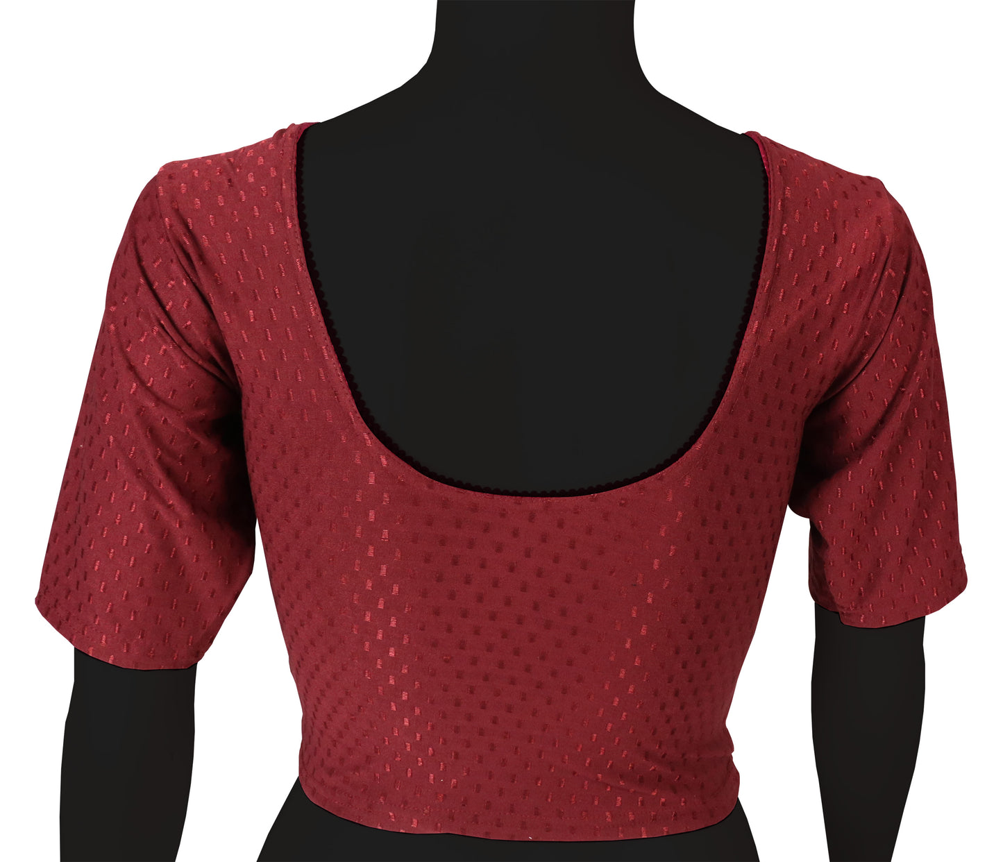 Stylish and Trendy Design Maroon Dobby Blouse