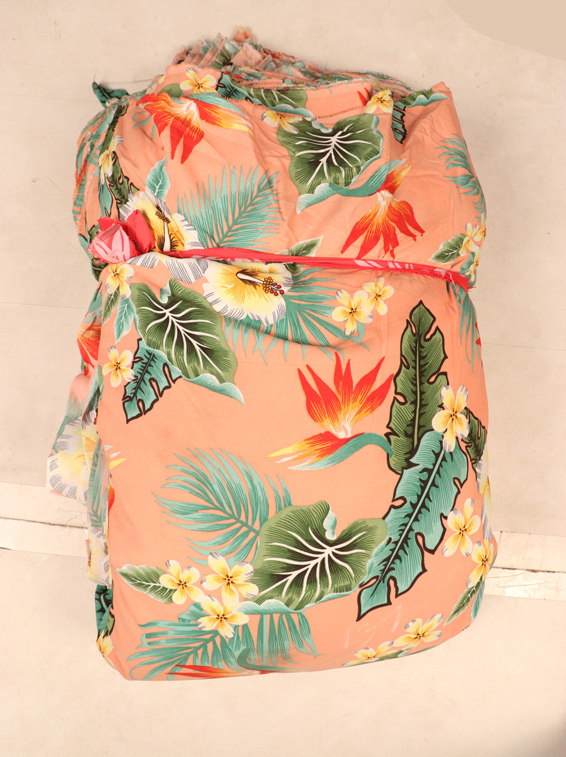 Tropical Hibiscus & Tropical Hibiscus of Paradise Floral Print Fabric