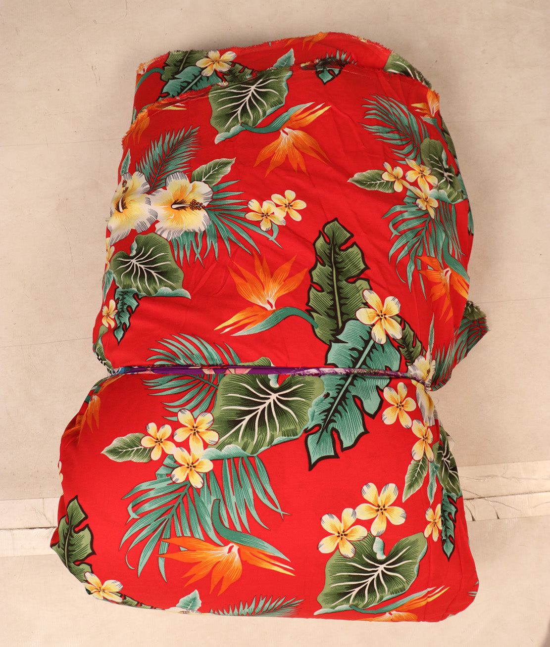 Tropical Hibiscus & Tropical Hibiscus of Paradise Floral Print Fabric