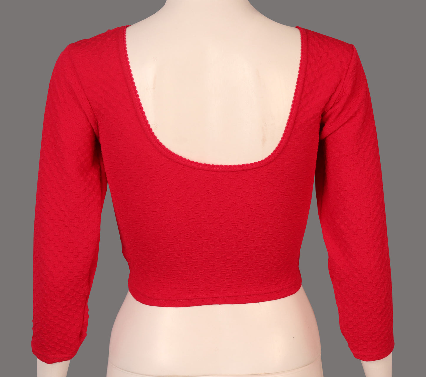 Stylish Designer Weave Textured Full Sleeve Rani Blouse for Women