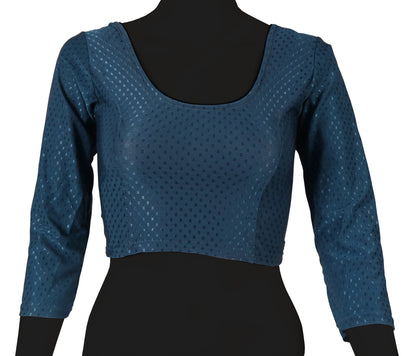 Classic Long Sleeve Dobby Weave Fabric Rama Blouse for Women
