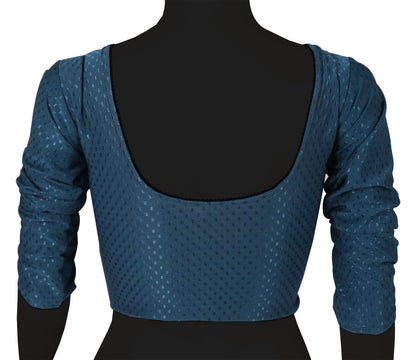 Classic Long Sleeve Dobby Weave Fabric Rama Blouse for Women