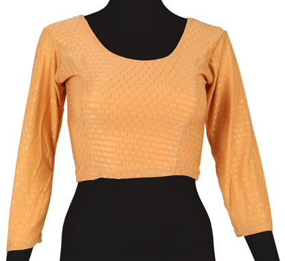 Classic Long Sleeve Dobby Weave Fabric Chiku Blouse for Women