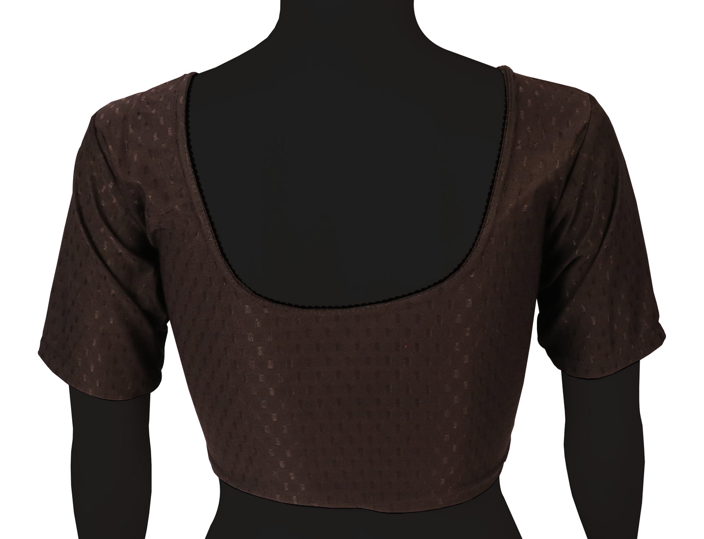 Stylish and Trendy Design Coffee Dobby Blouse