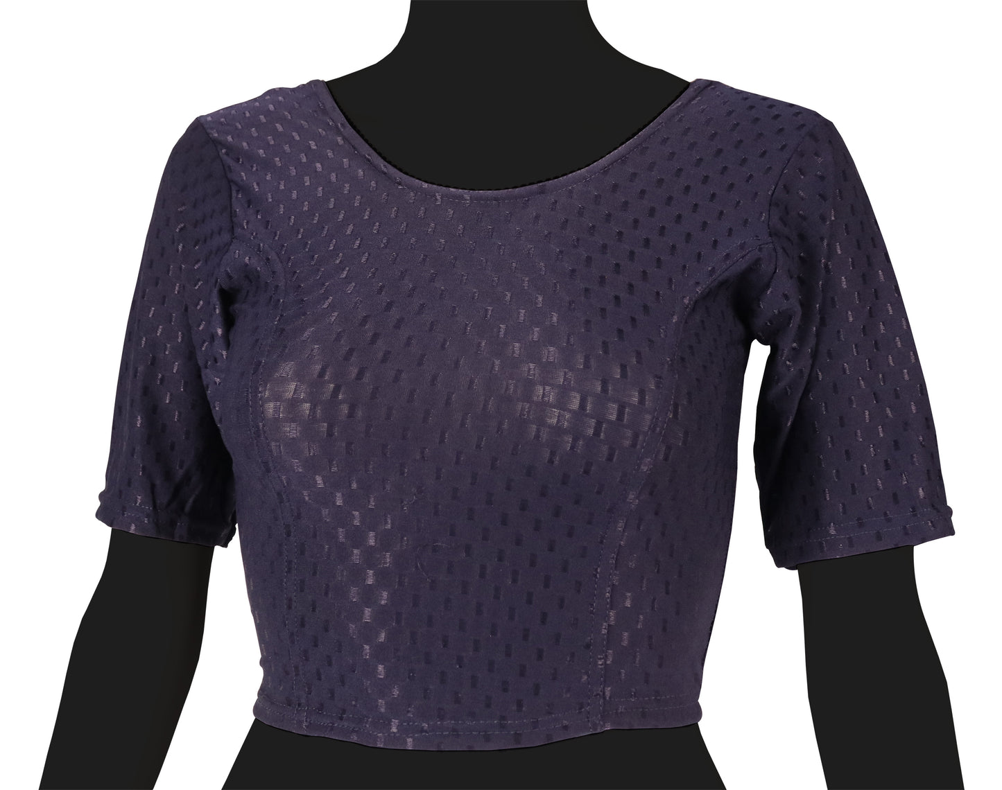 Stylish and Trendy Design Purple Dobby Blouse