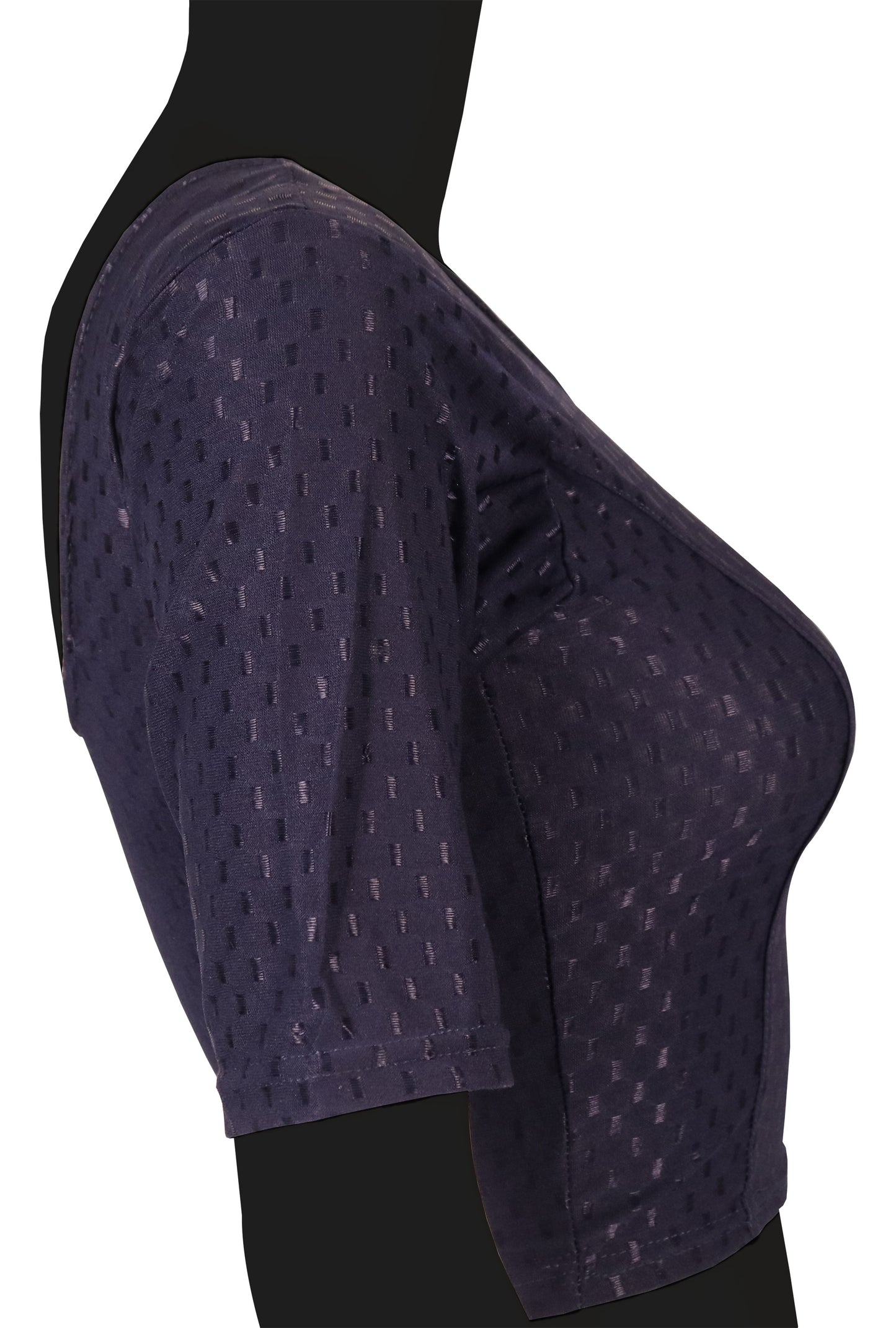 Stylish and Trendy Design Purple Dobby Blouse