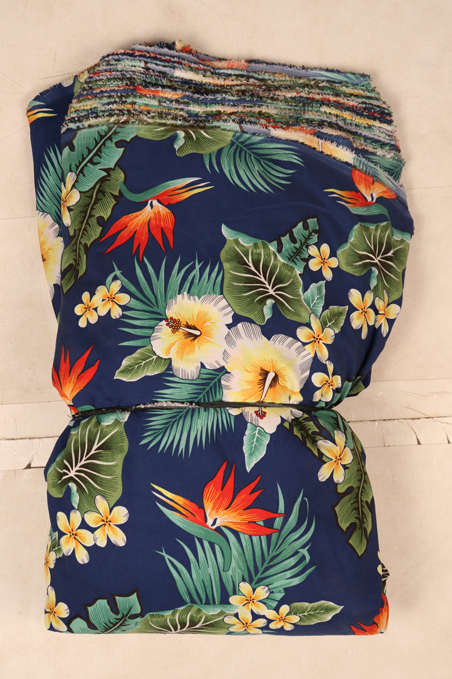 Tropical Hibiscus & Tropical Hibiscus of Paradise Floral Print Fabric