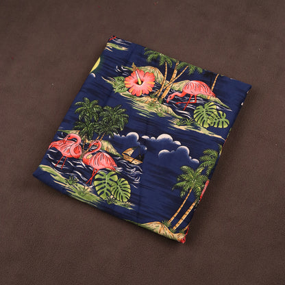 Scenic design with Flamingo Island Print Fabric
