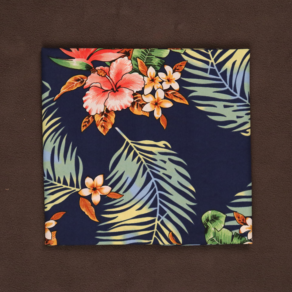 Resort Style Hibiscus & Plumeria Fabric