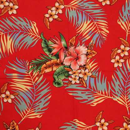 Resort Style Hibiscus & Plumeria Fabric