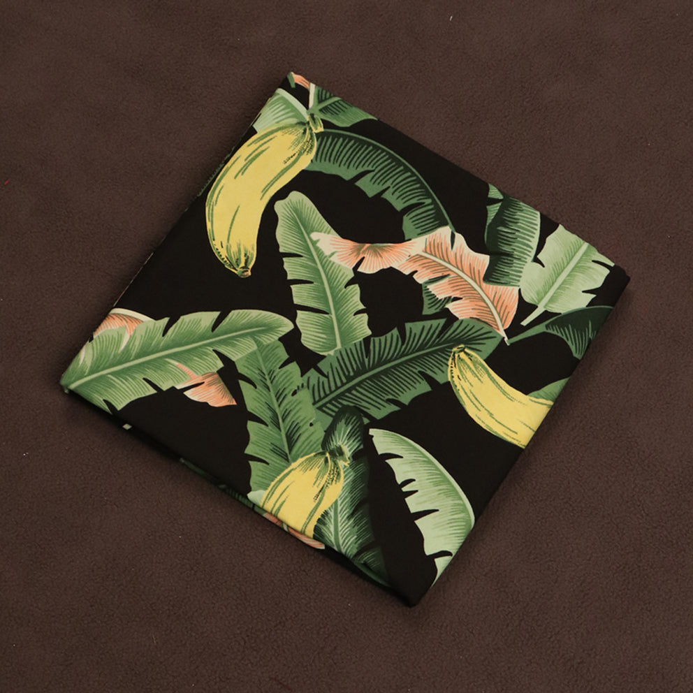 Tropical Banana Grove Print Fabric