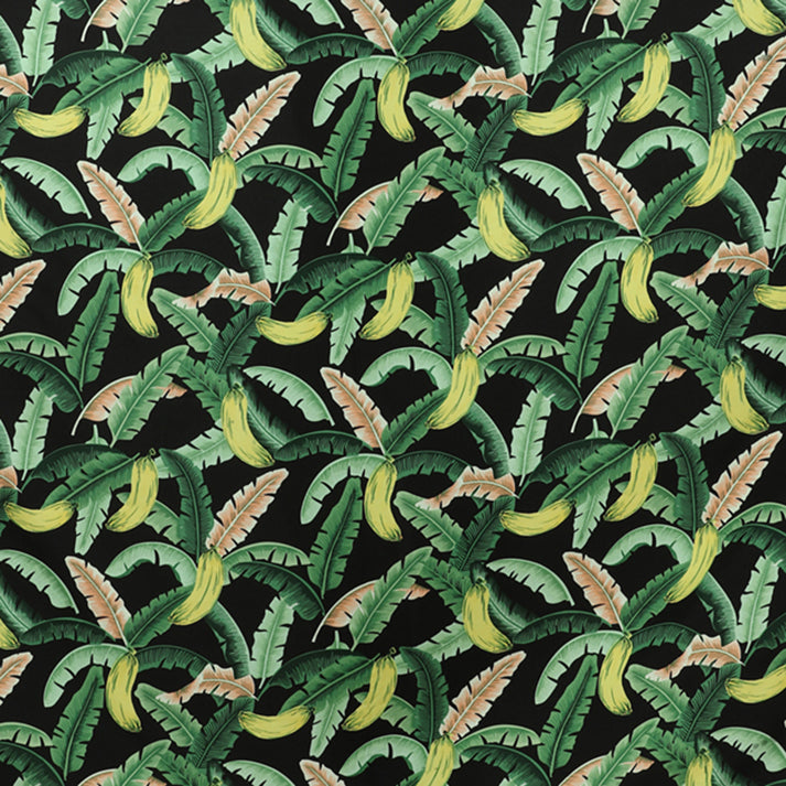 Tropical Banana Grove Print Fabric