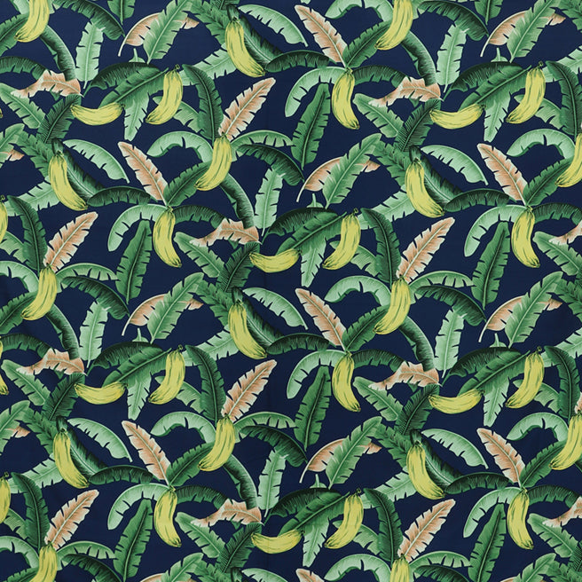 Tropical Banana Grove Print Fabric