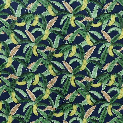Tropical Banana Grove Print Fabric