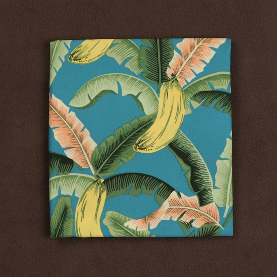 Tropical Banana Grove Print Fabric