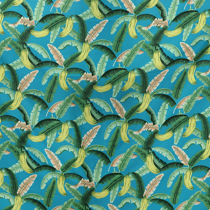 Tropical Banana Grove Print Fabric