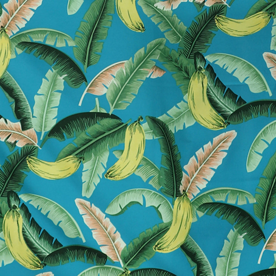 Tropical Banana Grove Print Fabric