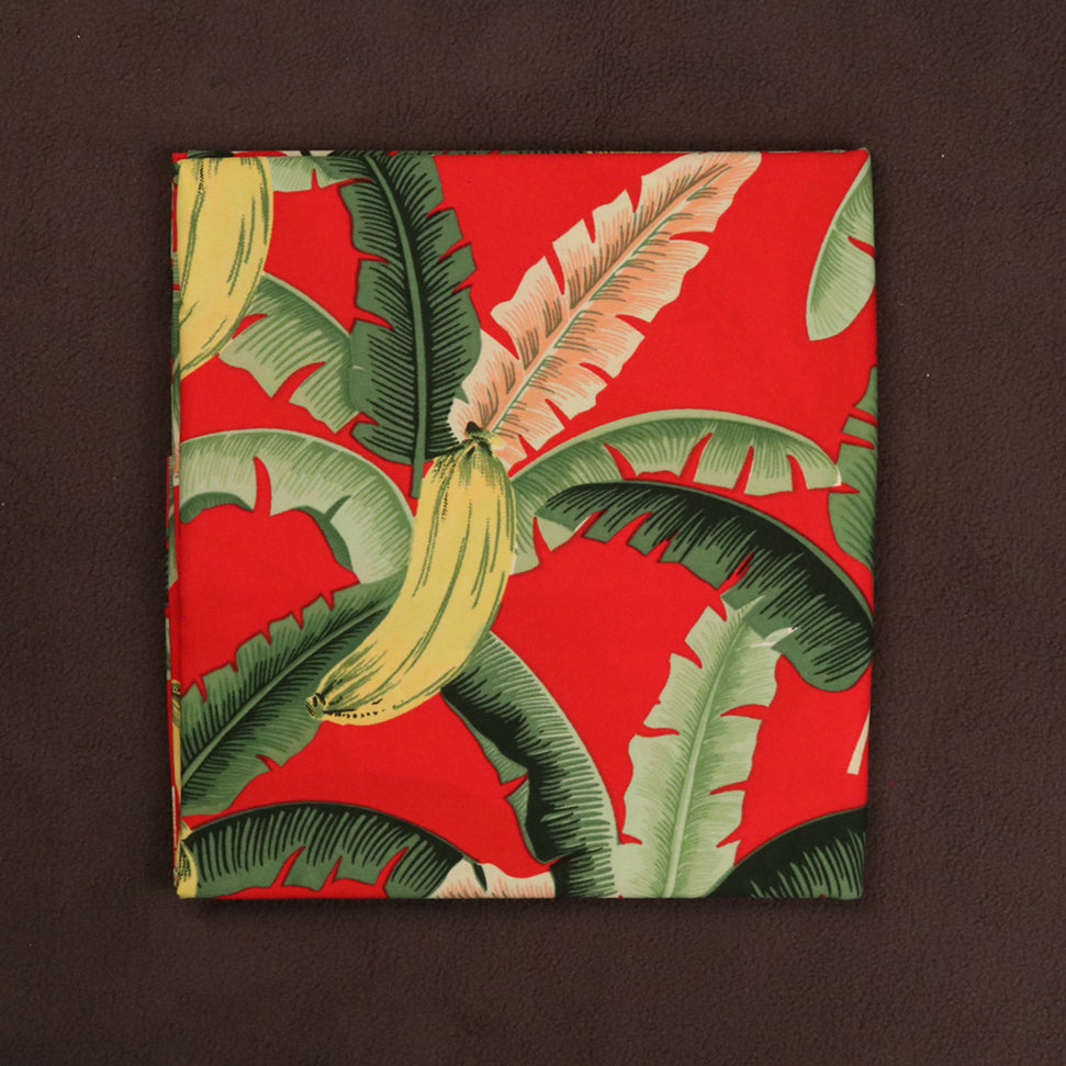 Tropical Banana Grove Print Fabric