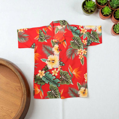 Tropical Vibes Kids' Hawaiian Shirt & Shorts Set