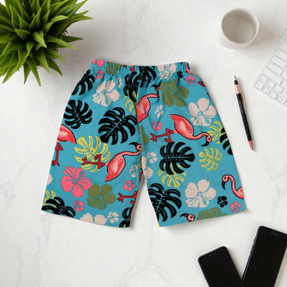 Flamingo Fun Kids' Tropical Shirt & Shorts Set